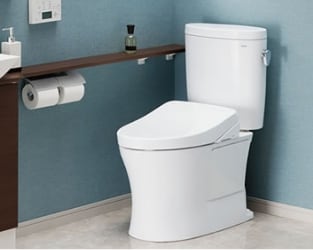 温水洗浄便座付トイレ